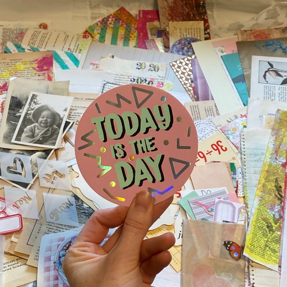 Other - XL paper ephemera pack - 100 pcs - positive vibes